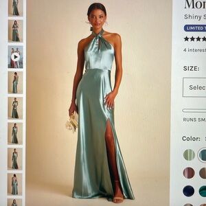 NWT Satin Evening Gown